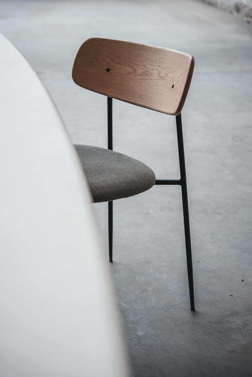 Cover mix chair - Black metal